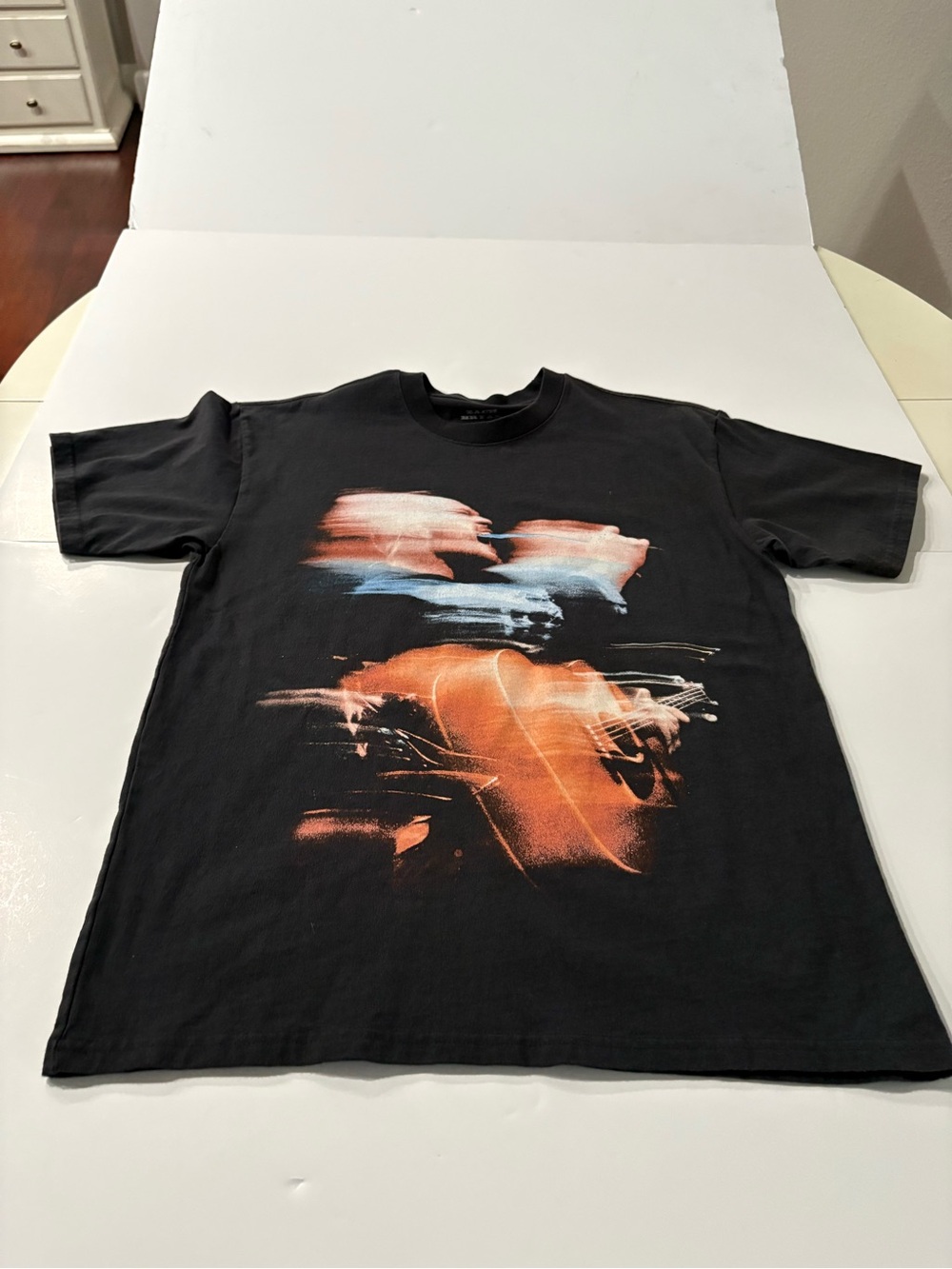 Black Short-Sleeve Graphic Tee for Zach Bryan Quittin’ Time Tour